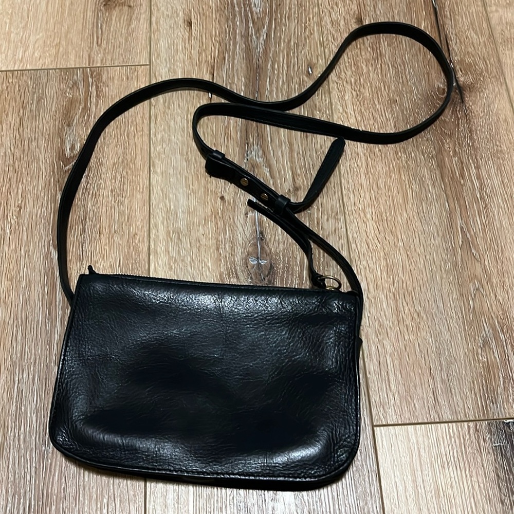 Madewell small black crossbody purse